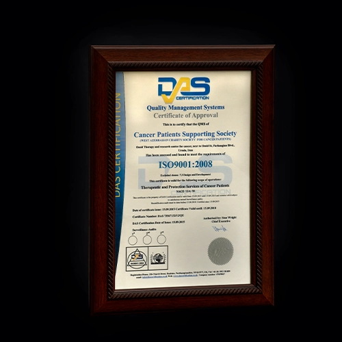 گواهی ISO 9001:2008 سیستم مدیریت کیفیت