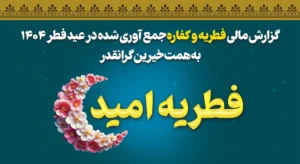 گزارش کمک های مردمی عید فطر 1404